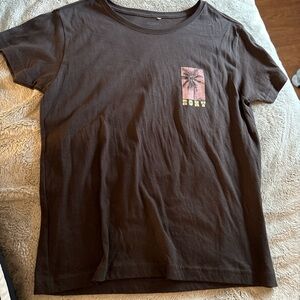 Roxy Black Crew Neck Tee